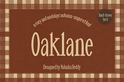 OAKLANE by Natasha Reddy, a Serif Font by Natasha Reddy Studio (Thumbnail 1 of 10)