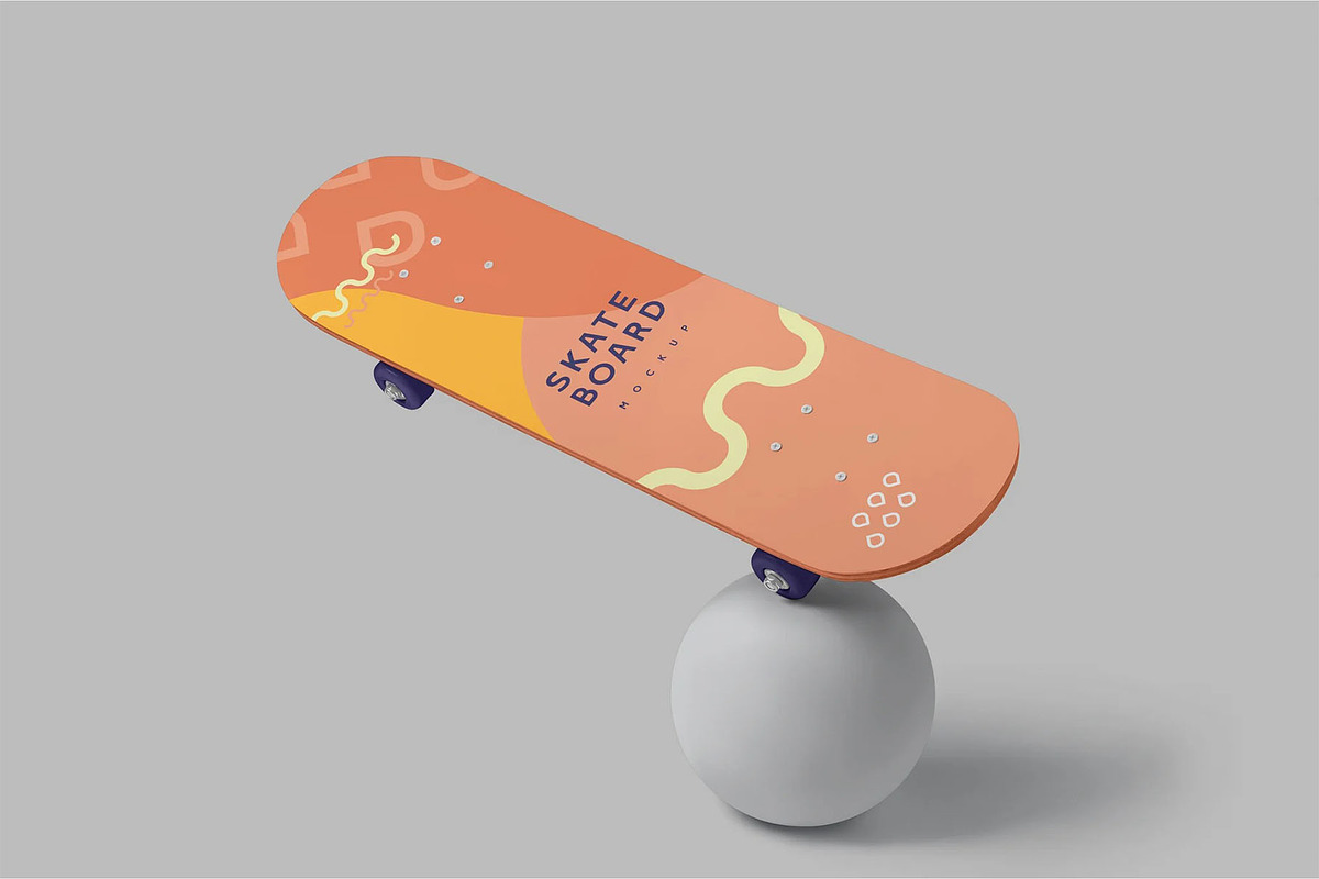 Skateboard Mockups, an Advertising Mockup by megostudi0 (Photo 2 of 7)