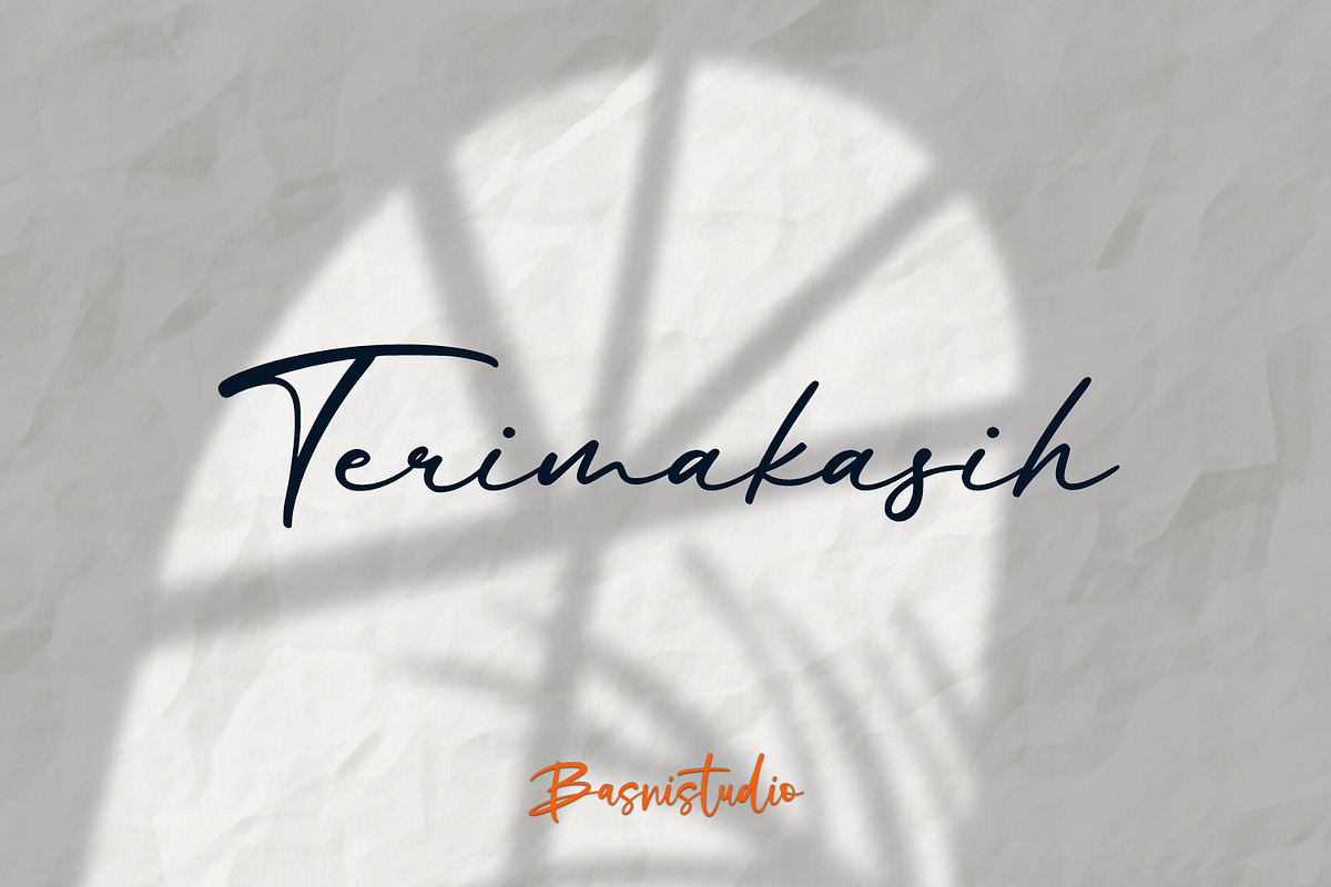 Dillema Handwritten Font, a Handwritten Font by Basnistudio (Photo 9 of 9)