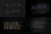 Black Friday Text Effect Bundle, a Layer Style Add-On by Evlogiev Studio (Thumbnail 6 of 9)