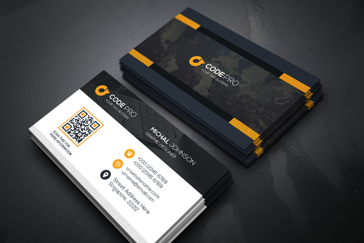 Business Cards, a Business Card Template by Genereux Art (Photo 3 of 4)