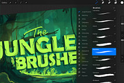 The Jungle: Procreate Brushes, a Brush Add-On by Leonard Posavec (Thumbnail 3 of 8)