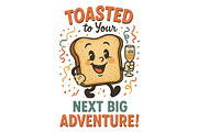Toasted to Your Next Big Adventure, a Background Graphic by LaseredNinja (Thumbnail 1 of 7)