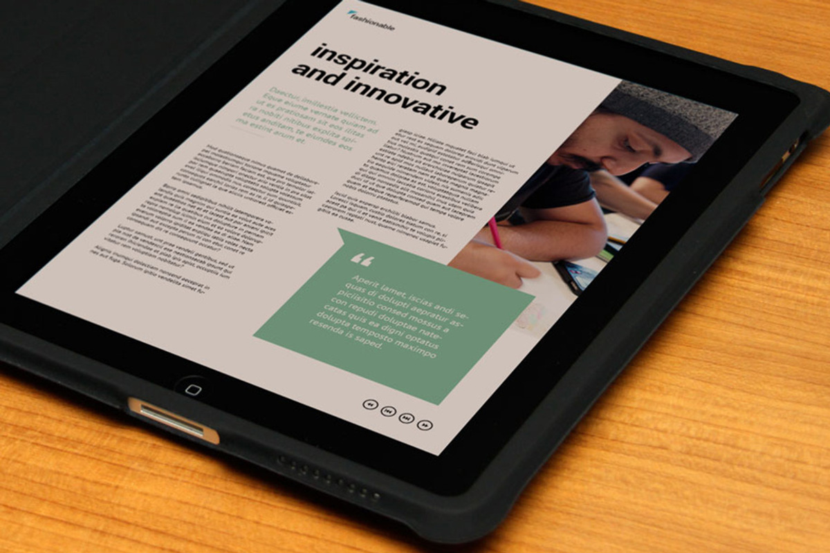 Ipad Magazine Template, a Magazine Template by broluthfi (Photo 3 of 5)