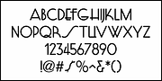 Pen  Moderne JNL, a Font by Jeff Levine Fonts (Thumbnail 3 of 5)