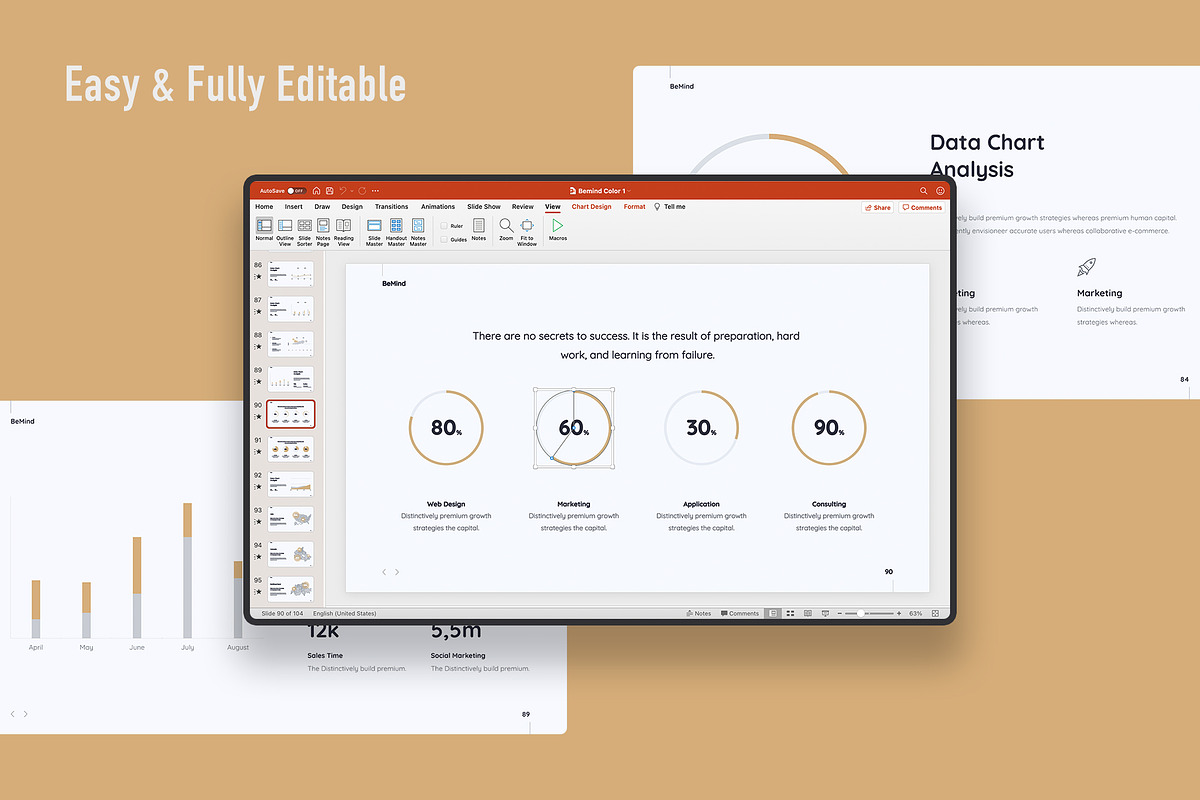 BeMind - Minimal & Creative Template, a Presentation Template by UDEA Store (Photo 4 of 18)