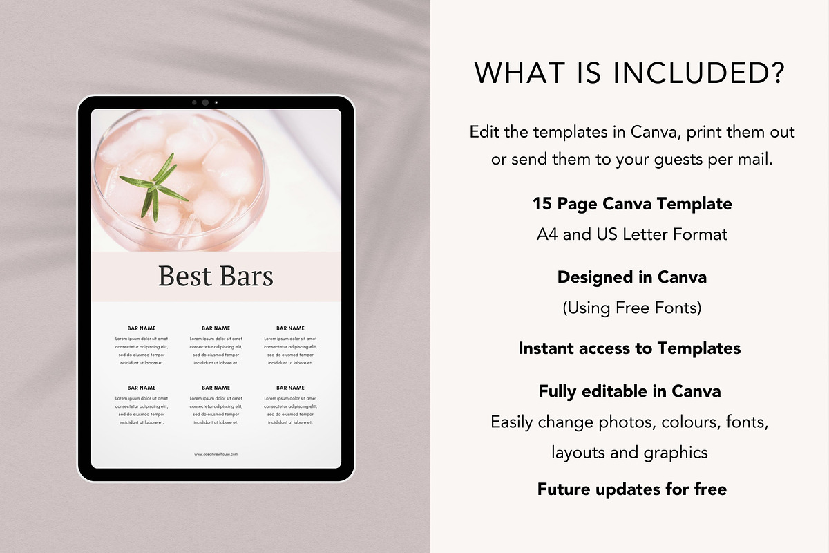 Airbnb Welcome Book Template Canva, a Brochure Template by DeeBeeDesign (Photo 5 of 10)