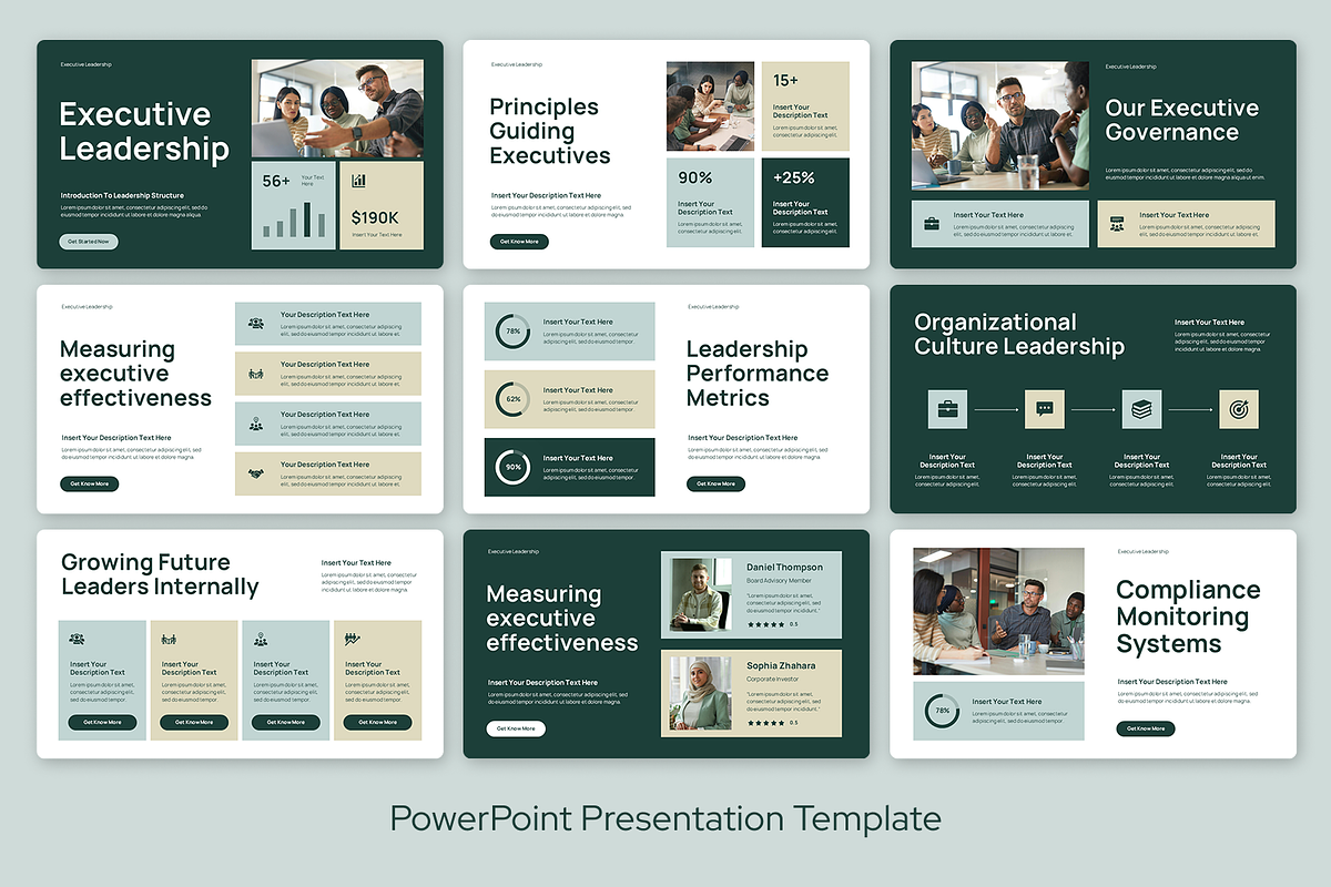 Executive Leadership Powerpoint, a Presentation Template by Sixtemp (Photo 2 of 3)
