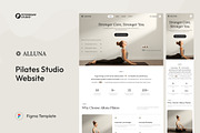 Pilates Studio Website UI Figma, an UI Kit Template by peterdraw (Thumbnail 1 of 7)