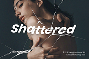 Shattered: Broken Glass Effect, a Texture Graphic by VitalexStudio (Thumbnail 1 of 9)