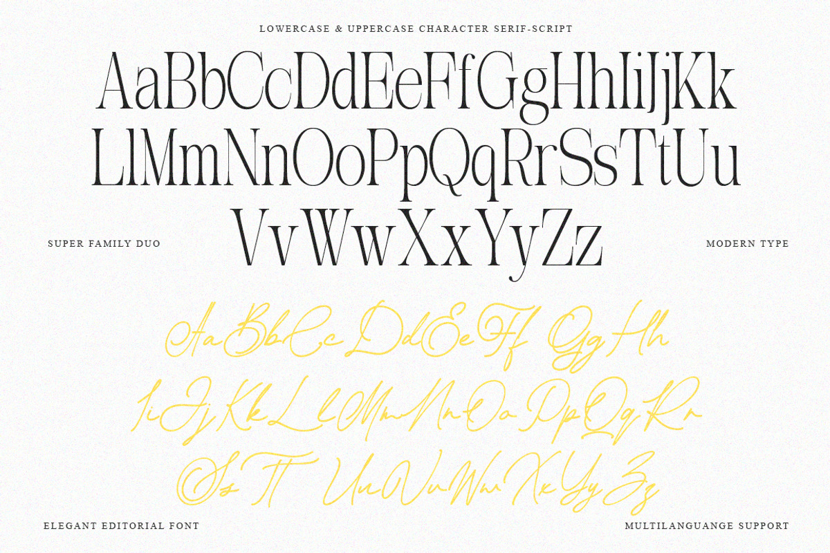 Arzaveya Font Duo | 27 Font Files, a Script Font by IM Studio (Photo 11 of 13)