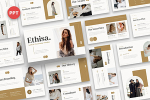 Ethisa - Aesthetic Powerpoint, a Presentation Template by Fit-tee