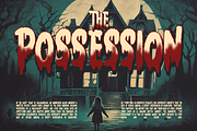 Gloomy Grave - Horror Font, a Blackletter Font by RagamKata (Thumbnail 2 of 11)