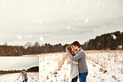 30 Snow and Bokeh Photo Overlays preview 4