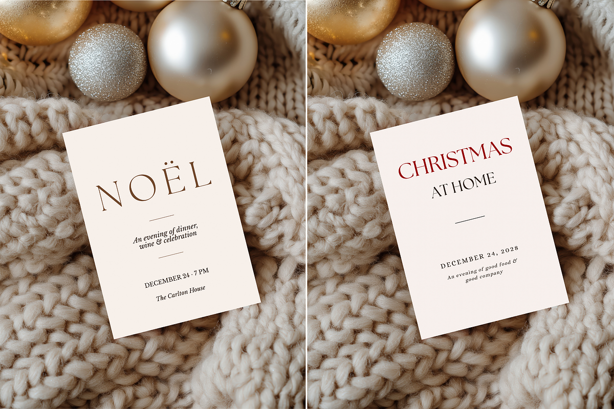 5x7 in Cozy Christmas Card Mockup, an Advertising Mockup by Serenefeeling (Photo 2 of 7)