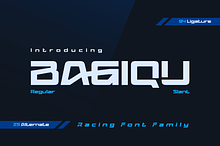 Bagiqu | Athletic Font