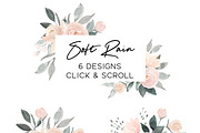 Pink, Beige and Grey Florals, an Illustration by Graphic Blue Bird (Thumbnail 3 of 6)