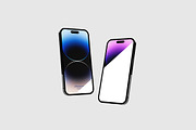 Floating iPhone 14 Mockup, an iPhone Mockup by Alhaytar (Thumbnail 2 of 3)