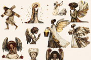 NEUTRAL EASTER BIBLICAL CLIPART, a Person Illustration by Daring Digies (Thumbnail 9 of 10)