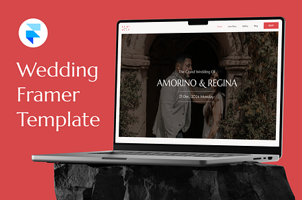 Rajal - Wedding Framer Template, a Landing Page Template by UI/UX Ocean