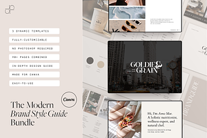 Modern Brand Guide Template Bundle