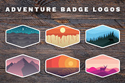 Outdoor Adventure Badge Logos, an Illustration by Build Interactive (Thumbnail 1 of 5)