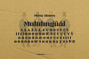 Monty Blanco - Classic Bold Serif, a Serif Font by ikiiko (Thumbnail 7 of 7)