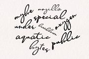 Family Handwritten Font, a Script Font by Fontcastle (Thumbnail 10 of 11)