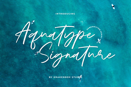 Aquatype Signature - Script Font