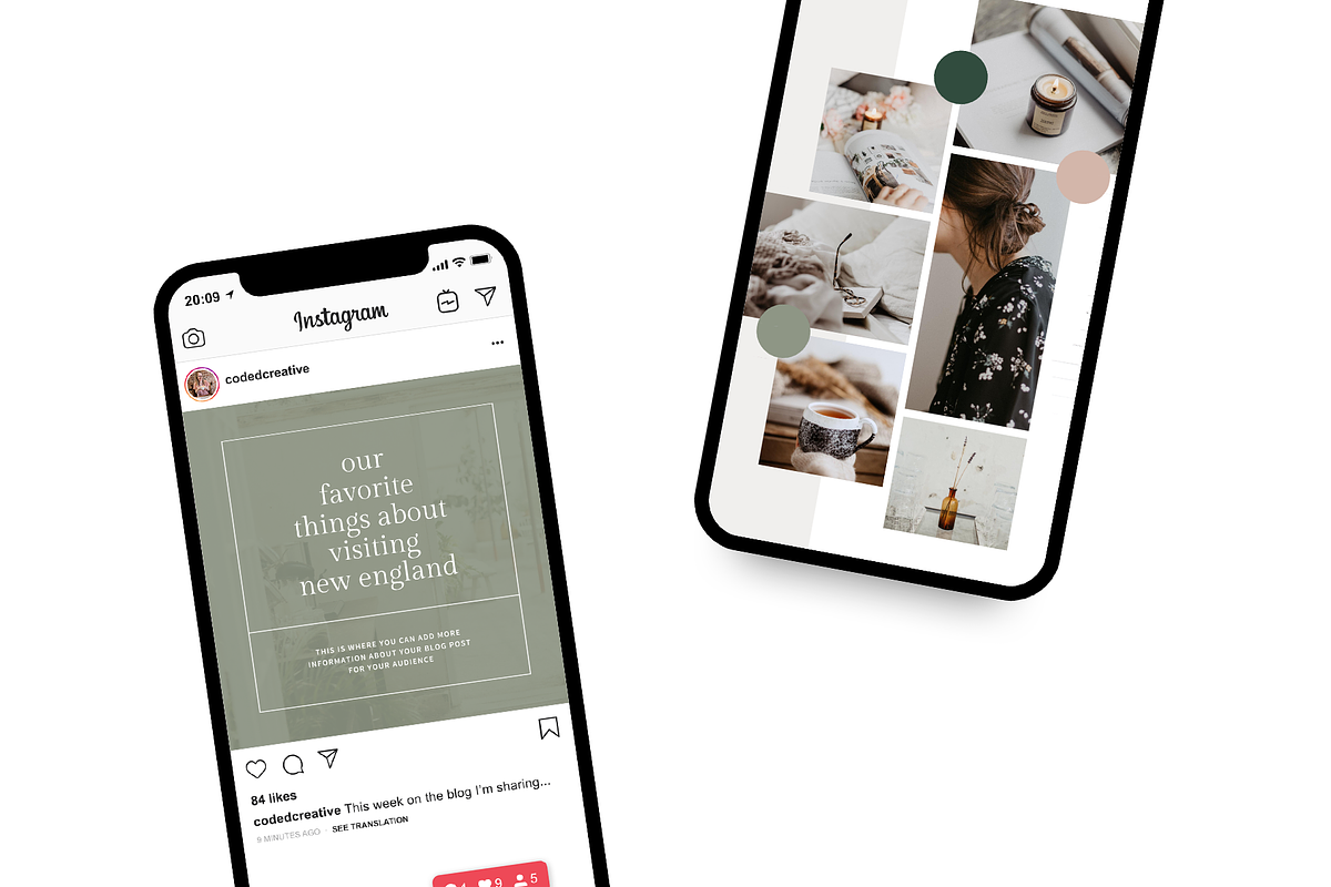 June Instagram Templates, a Social Media Template by Coded Creative (Photo 5 of 5)