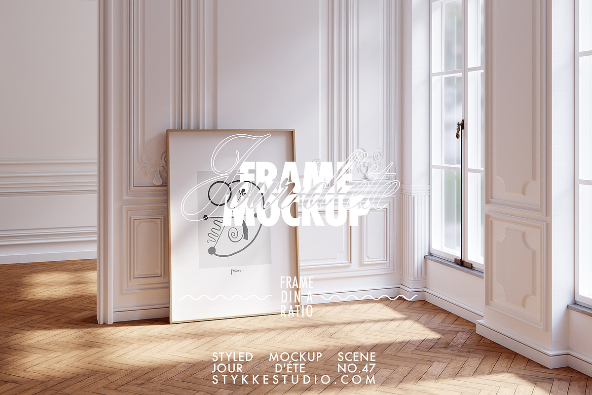 JOUR D'ÉTE | Vertical Frame Mockup, a Household Mockup by Stykke Studio (Photo 1 of 7)