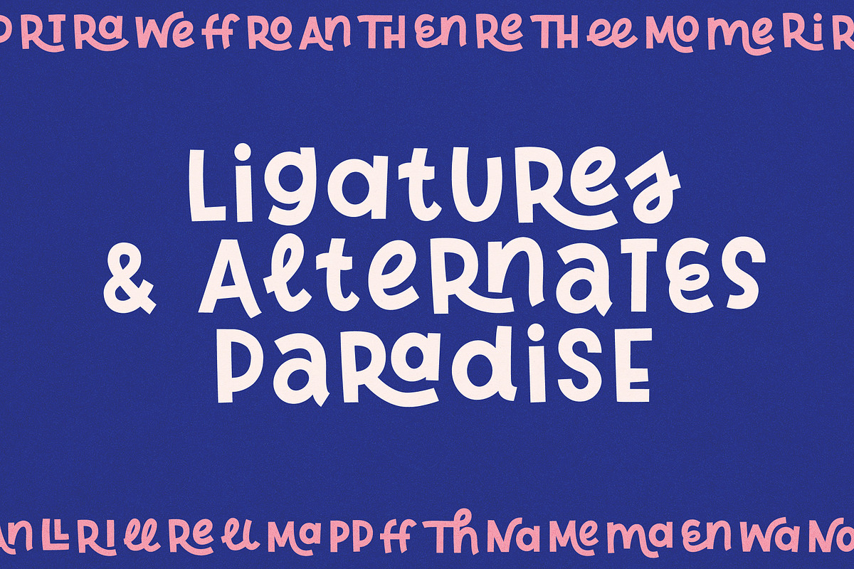 Pieno | Bold Playful Display Font, a Font by Point and Poem (Photo 8 of 12)