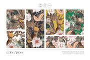 Autumn Owl Botanical Pattern & Motif, a Pattern Graphic by Pink Linen (Thumbnail 5 of 12)