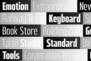 Qiblat Sans Modern Vintage Logo Font, a Sans Serif Font by Andika Fez (Thumbnail 10 of 10)
