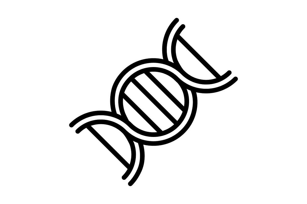 DNA icon, an Outline Icon by Sumberpangan (Photo 5 of 5)