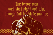 Odgar Blackletter, a Blackletter Font by Glyphstyle (Thumbnail 2 of 3)
