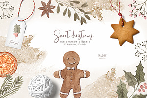 Sweet watercolor christmas.
