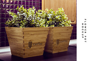 Flowerpot Mockup #6