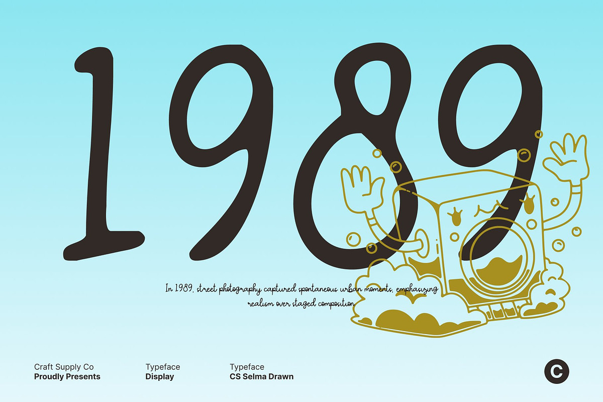 CS Selma Drawn, a Script Font by Craft Supply Co. (Photo 7 of 8)