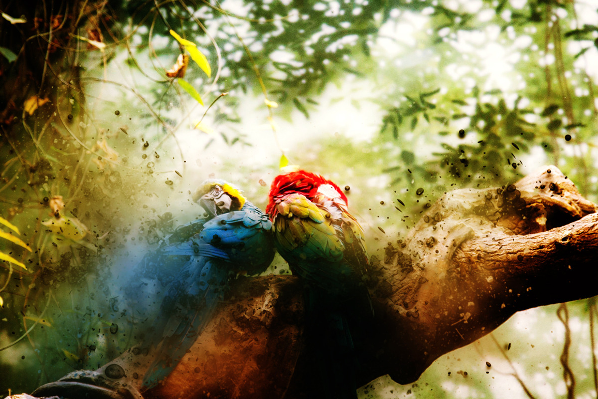 3D Dispersion Photoshop Action, an Action Add-On by MRI STUDIO (Photo 10 of 12)