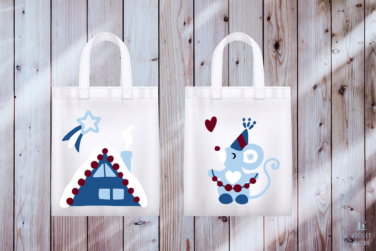 Scandinavian Christmas Animals Set, a Graphic by VioletOxide (Photo 5 of 13)