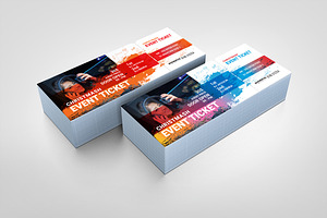 Custom Event Ticket Design Template, a Card Template by BrandlyTemplate