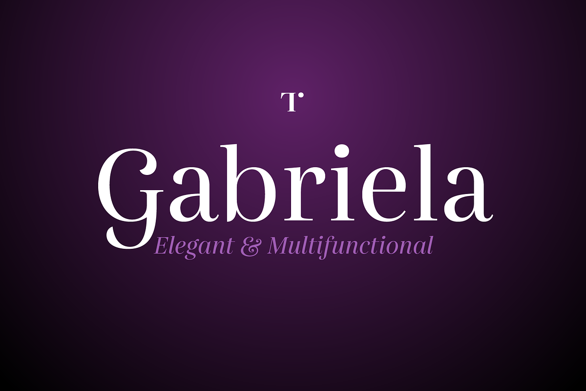 Gabriela, a Serif Font by Lechuga Type (Photo 1 of 17)
