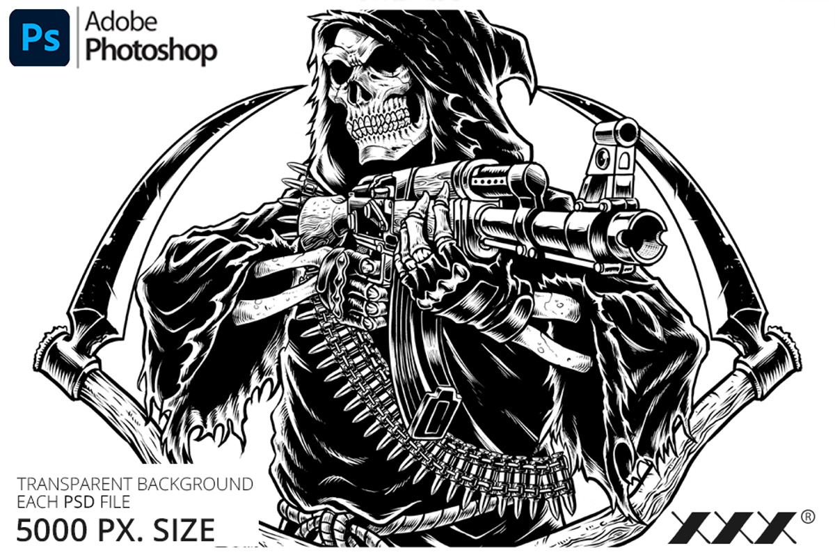 Skull Bas Ass T-Shirt Design, an Illustration by XXX (Photo 1 of 2)