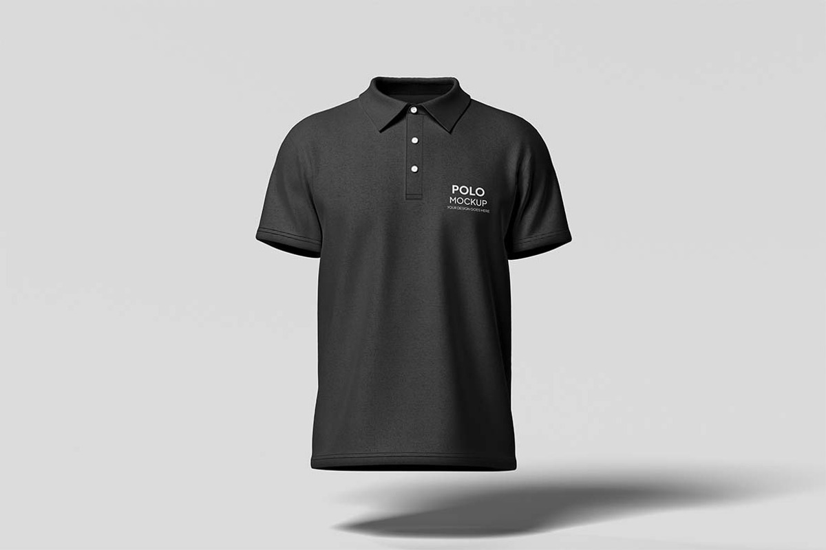 Polo Shirt Mockup, a Shirt Mockup by Eka Restu D. Putra (Photo 2 of 5)