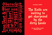 KSP Ouija Gothic, a Blackletter Font by letrasdegs (Thumbnail 5 of 5)