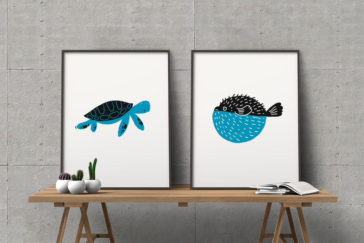 Ocean Life, an Object Graphic by Huza Studio (Photo 5 of 5)