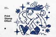 12-in-1 Paper Printed Effects Bundle, a Layer Style Add-On by pixelbuddha.net (Thumbnail 9 of 14)