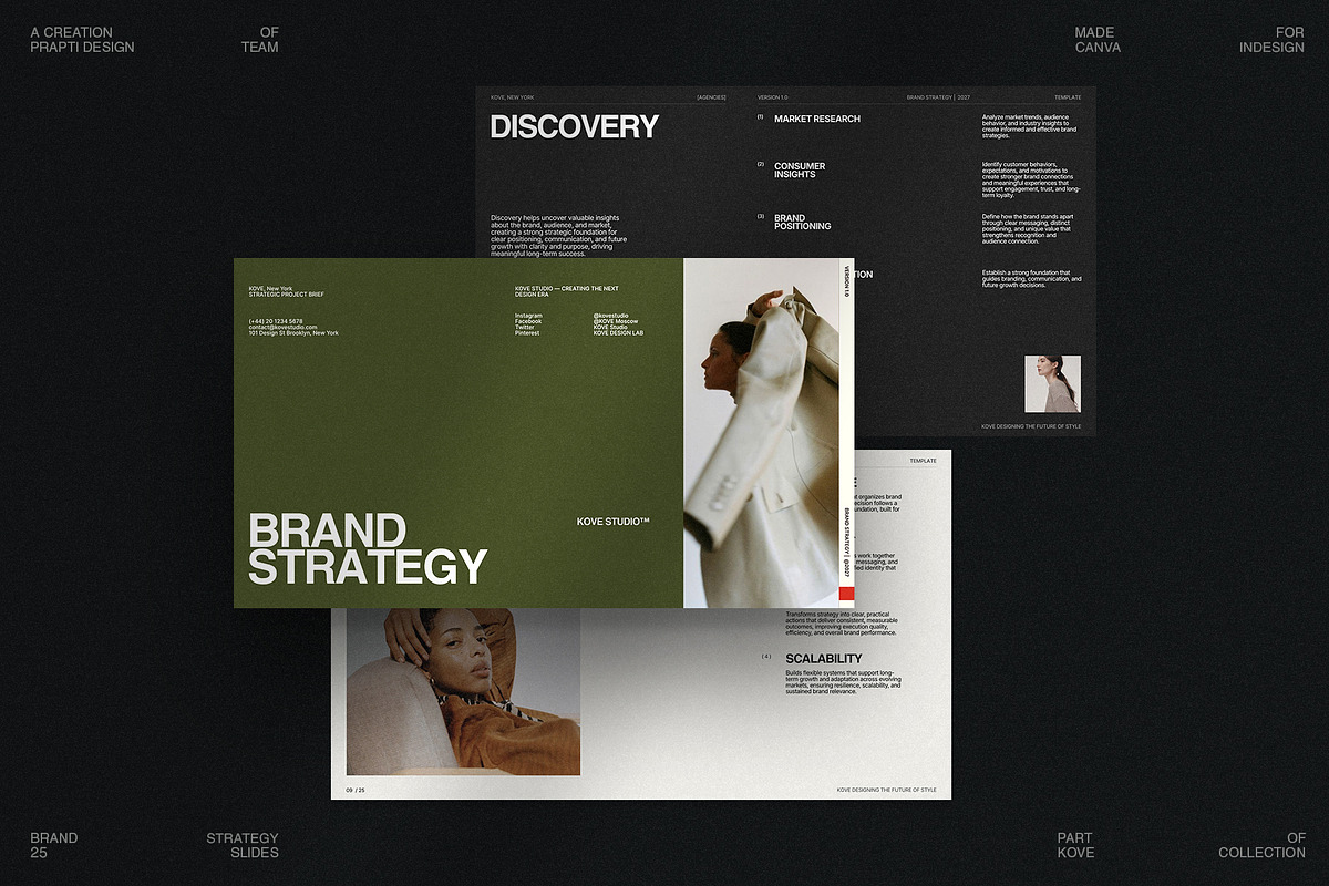 KOVE | Brand Strategy Template, a Presentation Template by Prapti Design (Photo 1 of 11)