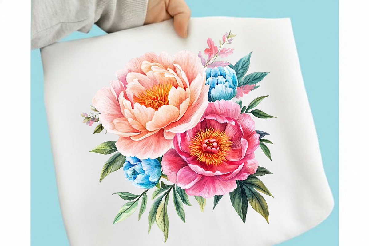 Cottage Summer Floral Watercolor, an Illustration by designcity5 (Photo 5 of 5)